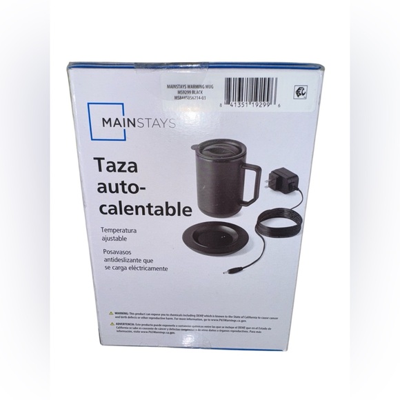 Mainstays Self-Warming Black 12 oz Mug - Picture 2 of 8